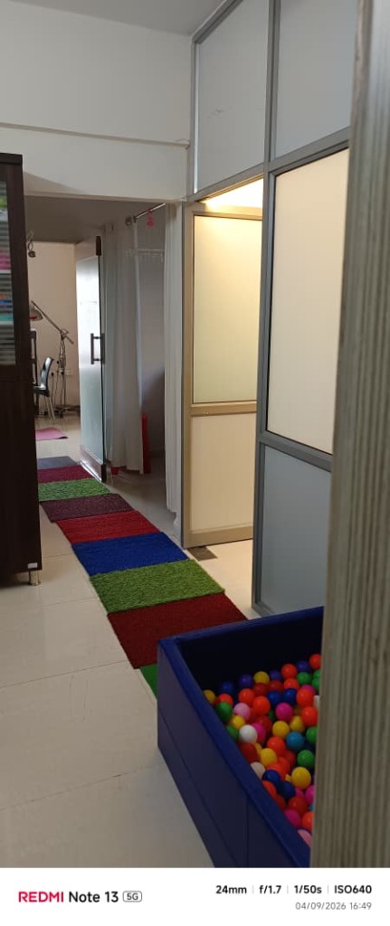 Sensory path and ball pit at Divine Rehab Care therapy centre in Silvassa